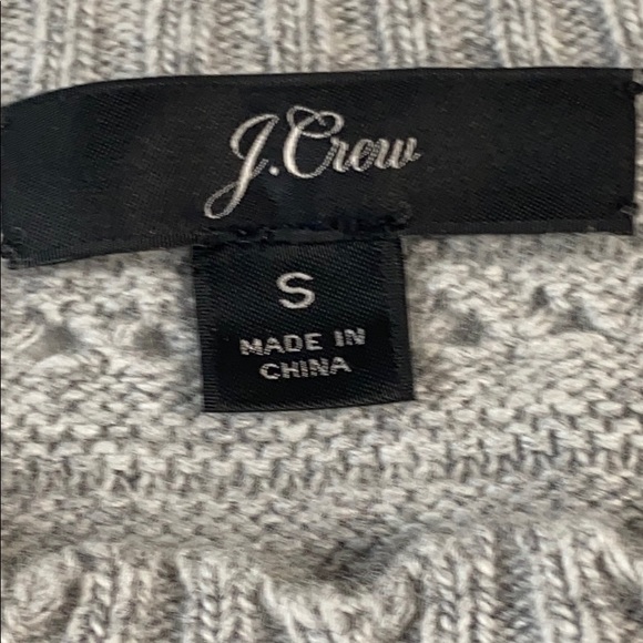 J. Crew Crewneck Scalloped Pointelle Sweater Small - Picture 6 of 7